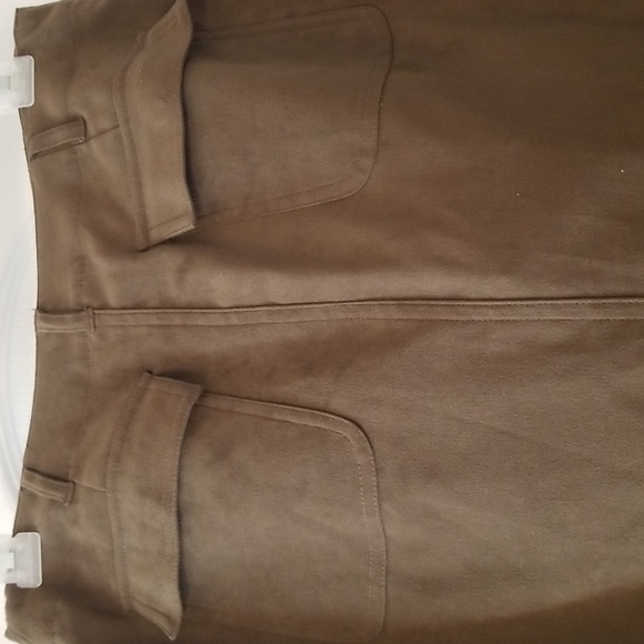Carole Little Ultrasuede Maxi Pencil Skirt - Picture 4 of 6